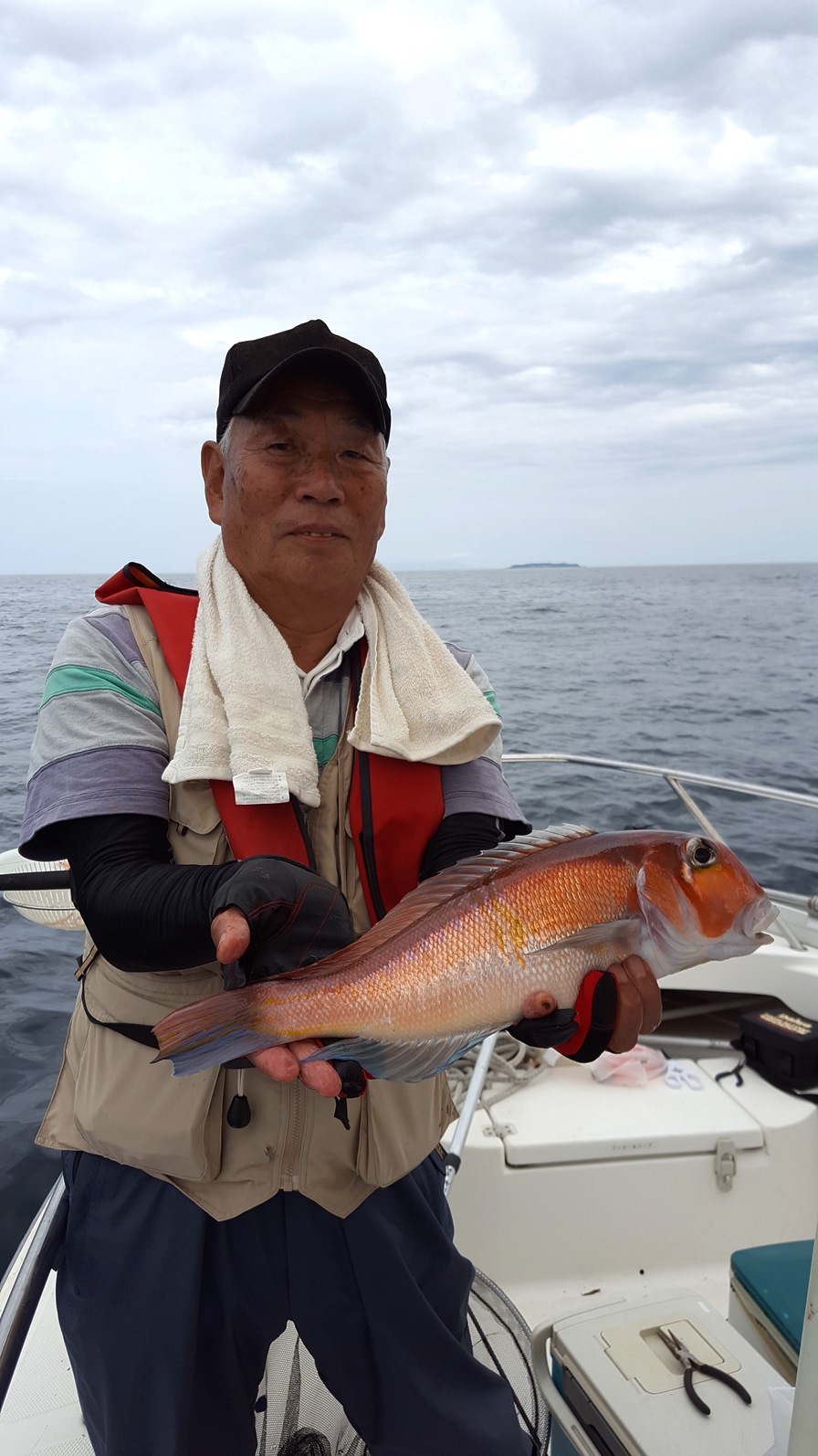 今日の釣果　アマダイ・オニカサゴ他