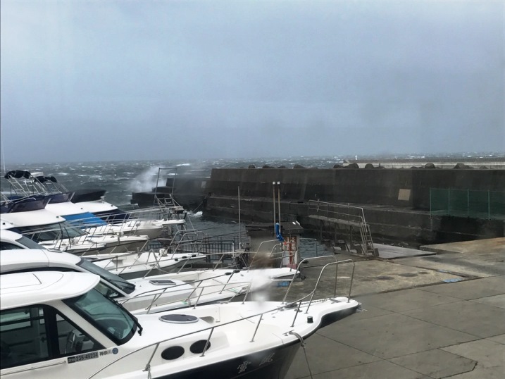 台風12号接近中