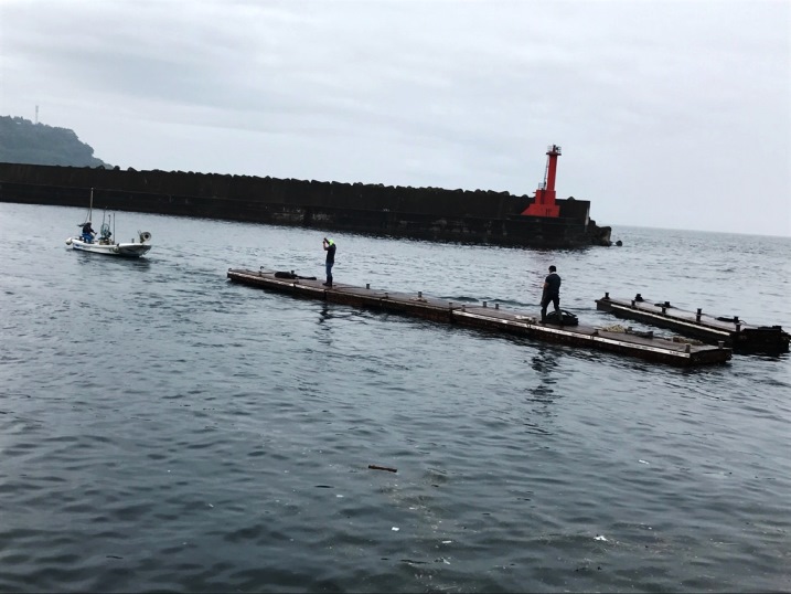 台風21号　荒天対策。