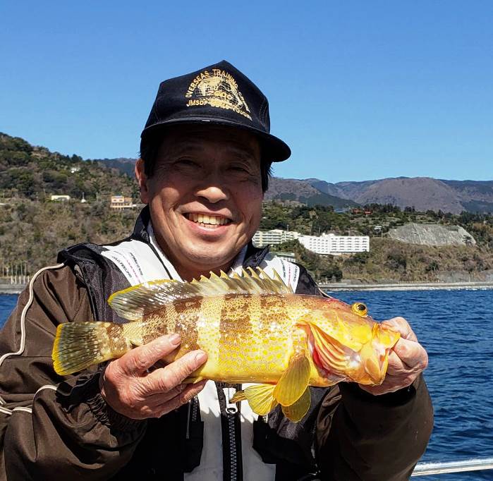 今日の釣果　アマダイ・アカムツ・アオハタなどなど。