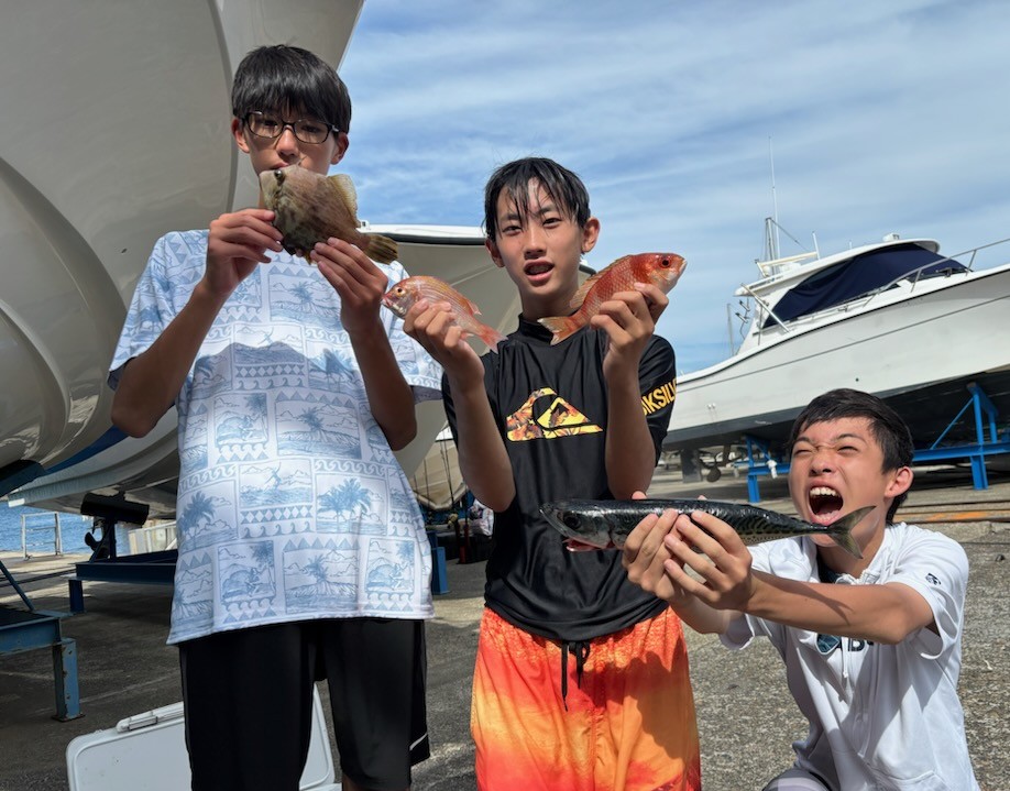 釣果情報～中学生はバテ知らず